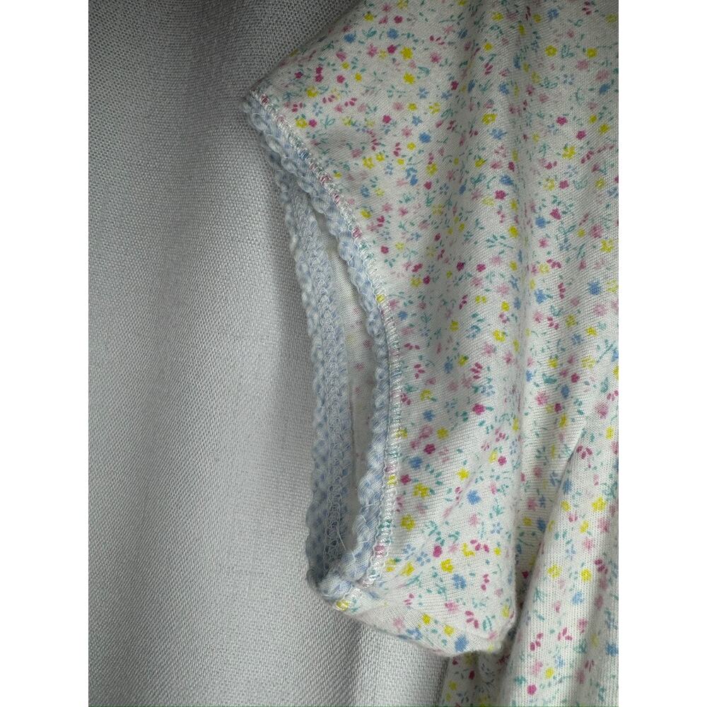 407. Aria Floral Ditsy Print Short Sleeve Nightgown House Dress Size Small - Picture 6 of 7